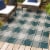 Sabine Traditional Farmhouse Bold Gingham Indoor/Outdoor Area Rug Perspective: top