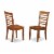 HLCA5-CAP-W 5 Pc nook Dining set-breakfast nook-Table and 4 dinette Chairs. Perspective: top