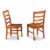 LYBO7-CAP-LC 7 PC Dining set for 6-Dining Table with Leaf and 6 Dining Chairs Perspective: top