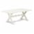 QUPL7-WHI-W 7 PC dinette Table set -Table and 6 Dining Chairs Perspective: top