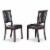 NIDO5-WHI-W 5 Pc Dining room set - Dinette Table and 4 Kitchen Dining Chairs Perspective: top