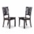 NIDO6-WHI-W 6 Pc Kitchen nook Dining set - Dinette Table & 4 Chairsplus Bench Perspective: top