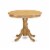 East West Furniture Antique 3-piece Small Dining Table and Chair Set in Oak Perspective: top