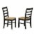 NIKE5-WHI-W 5 PcTable and Chairs set for 4-Table and 4 Dining Chairs Perspective: top