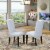East West Furniture Barry 42  Wood Dining Chairs in Black/Gray (Set of 2) Perspective: top
