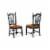 AMS024-112 Bar Stool- Backless Stool with Round Shape - Brown Roast PU leather Perspective: top
