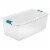 Sterilite 106 Quart Latching Storage Tote, 4 Pk and 70 Quart Storage Tote, 4 Pk Perspective: top