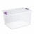 Sterilite 64 Qt Clear Storage Tote, 6 Pack, and 66 Qt Clear Storage Tote, 6 Pack Perspective: top