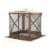 Clam Quick Set Traveler Camping Outdoor Portable Gazebo Canopy Shelter (2 Pack) Perspective: top