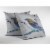 Perched Robin Double Sided Suede Pillow, Zippered, Purple On White Perspective: top