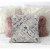 Fall Patch Snowflowers Suede Zippered Pillow With Insert In Dark Green Peach Perspective: top