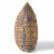 Loyalty And Love Suede Zippered Pillow W Insert In Brown And Yellow Perspective: top