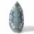 Rose Box Suede Zippered Pillow W Insert By Amrita Sen In Gray And Blue Perspective: top