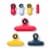SoftWorks® OXO Clip Set Perspective: top