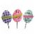 Easter Gallery This Way Eggs Metal Garden Stake E21044 Perspective: top