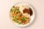 Home Chef Oven Kit Fig Mostarda Chicken with Carrots Brussels Sprouts and Almonds Perspective: top