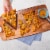 Home Chef Ready to Bake Cheeseburger Flatbread Fresh Pizza Perspective: top
