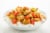 Home Chef Value Meal Crispy Sweet And Sour Chicken With Jasmine Rice And Red Bell Peppers Perspective: top