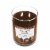 House of Velas® Whiskey Tabac Candle Perspective: top