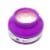 Aroma From Nature House of Velas Jar Candle Violet Perspective: top