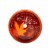 House of Velas Harvest Jar Candle Falling Leaves Perspective: top