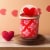 House of Velas Valentine's Snow Globe Babe Perspective: top
