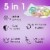W Home Laundry Pods, Biodegradable Formula, Natural Lavender Scent | Pack of 3/12 Pods Each Perspective: top