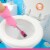 W Home Toilet Brush, Bathroom Cleaning Bowl Brush, Long Handle Toilet Scrubber | Pack Of 2 Perspective: top