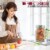 Himalayan Chef Pink Himalayan Salt, Mason Jar, Coarse Grain - 4 PCS Perspective: top
