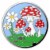 Popsockets - Popgrip Premium - Enamel Fun Guy Perspective: top