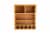 Core Home Medium Bamboo Vanity Organizer Perspective: top