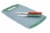 Core Home Cutting Board and Knife Set - Green/Blue Perspective: top