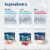Blue Buffalo Tastefuls Natural Adult Flaked Wet Cat Food Variety Pack Tuna Fish & Shrimp Chicken Perspective: top