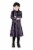 Wednesday Inspired Gothic Girl School Uniform Child Costume | Large Perspective: top