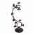 CHLOE Lighting ADIA Victorian Tiffany-Syle Dark Bronze 1 Light Accent Table Lamp 8 Wide Perspective: top