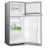 Impecca 4.5 Cu. Ft. Double-Door Refrigerators, Stainless Steel Perspective: top