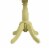 ACME Alger Wood Round End Table in Light Yellow Perspective: top
