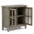 Simpli Home Warm Shaker Solid Wood Storage Cabinet - Tobacco Brown Perspective: top