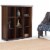 Simpli Home Artisan Wood Transitional 9 Cube Bookcase and Unit in Russet Brown Perspective: top