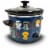 Uncanny Brands Star Wars 2-Quart Slow Cooker- Kitchen Appliance Perspective: top