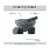 HealthSmart 4-piece Granite Molcajete Set, Mortar & Pestle with 2 Spice Containers Perspective: top