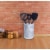 HealthSmart Marble Kitchen Utensil Holder 5 X 7 Inches Gray and White Perspective: top