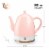 Noelle™ Pink Ceramic Electric Tea Kettle by Pinky Up® Perspective: top