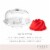Multi-Functional Acrylic Server with Bundt Cake Mold Perspective: top