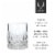 Admiral Crystal Tumblers Perspective: top