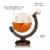 Viski Globe Liquor Decanter Perspective: top