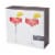 Viski Angled Crystal Amaro Spritz Glass Set Perspective: top