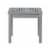 Walker Edison 20  Simple Outdoor Wood Patio End Table in Gray Wash Perspective: top