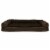 FurHaven Plush & Suede Memory Sofa Dog Bed|Jumbo, Espresso Perspective: top