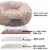 Furhaven™ Calming Cuddler Pet Bed - Taupe Perspective: top
